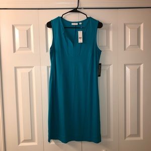 NEW! New York and Company Blue sleeveless dress.